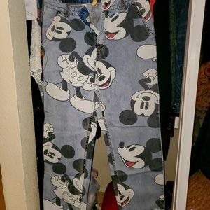 H&M Mickey jeans